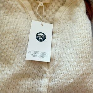 Sézane Gilet Saphia in Ecru